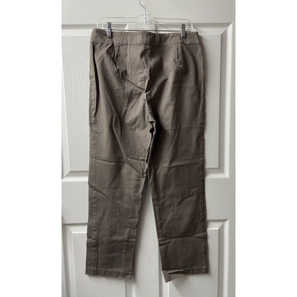 Chicos Fabulously Slimming long Pants Women's Size Size 8 Short Mocha Brown - Picture 2 of 6